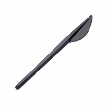Нож пластик 17,5 см черный ПРЕМИУМ
