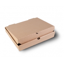 Коробка микрогофрокартон  небеленая  для пиццы