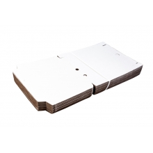 Коробка (картон Т23 "В") для пиццы белая 320*320*40